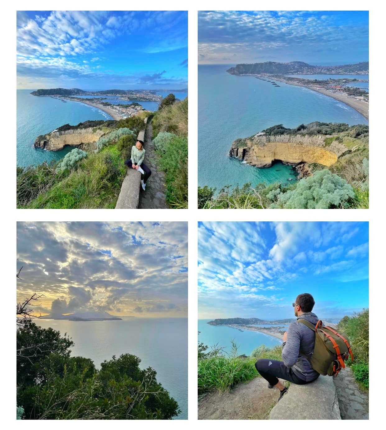 Panoramica dal sentiero di Capo Miseno.