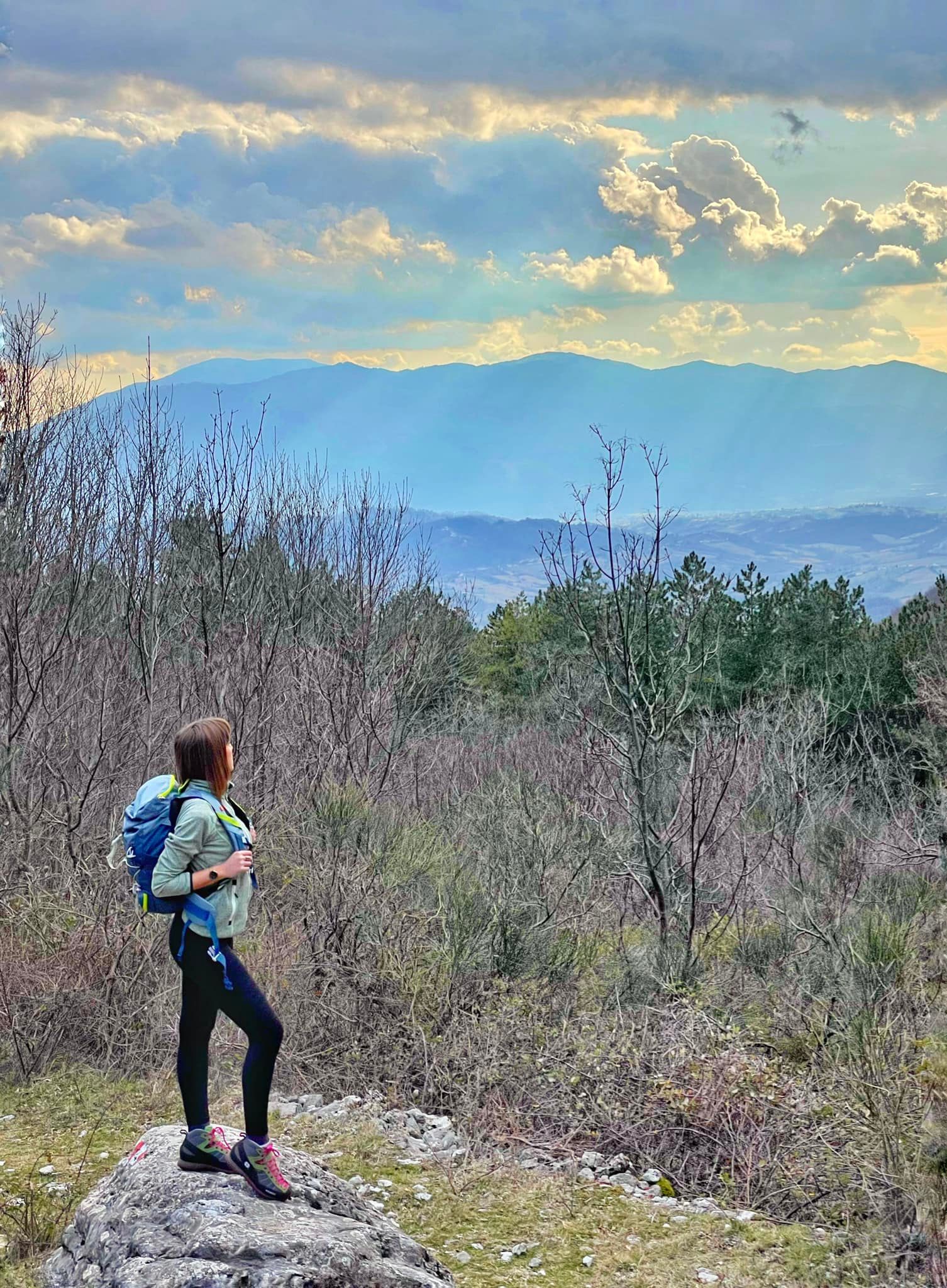 Sentiero trekking da San Donato a Monte Pizzuto.