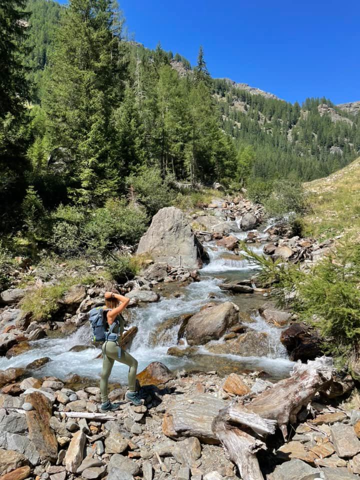 cascate di saent, trentino.